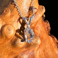 Herkimer Diamond Necklace Sterling Silver #7977-Moldavite Life
