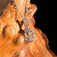 Herkimer Diamond Necklace Sterling Silver #7977-Moldavite Life