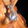 Herkimer Diamond Necklace Sterling Silver #7977-Moldavite Life