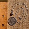 Herkimer Diamond Necklace Sterling Silver #7978-Moldavite Life