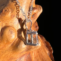 Herkimer Diamond Necklace Sterling Silver #7984-Moldavite Life