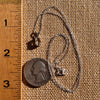 Herkimer Diamond Necklace Sterling Silver #7984-Moldavite Life