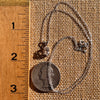 Herkimer Diamond Necklace Sterling Silver #7986-Moldavite Life