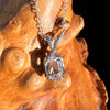 Herkimer Diamond Necklace Sterling Silver #7988-Moldavite Life