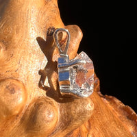 Herkimer Diamond Pendant Sterling Silver #6033-Moldavite Life