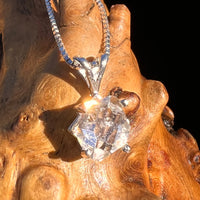 Herkimer Diamond Pendant Sterling Silver #6034-Moldavite Life