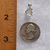 Herkimer Diamond Pendant Sterling Silver #6035-Moldavite Life