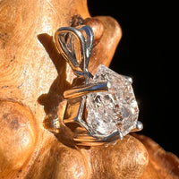 Herkimer Diamond Pendant Sterling Silver #6036-Moldavite Life