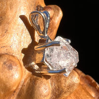 Herkimer Diamond Pendant Sterling Silver #6037-Moldavite Life