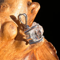 Herkimer Diamond Pendant Sterling Silver #6038-Moldavite Life