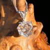 Herkimer Diamond Pendant Sterling Silver #6039-Moldavite Life