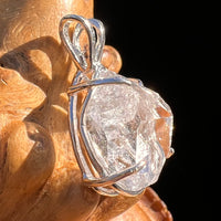 Herkimer Diamond Pendant Sterling Silver #6067-Moldavite Life