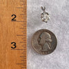 Herkimer Diamond Pendant Sterling Silver #6103-Moldavite Life