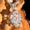 Herkimer Diamond Pendant Sterling Silver #6105-Moldavite Life