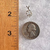 Herkimer Diamond Pendant Sterling Silver #6105-Moldavite Life