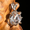 Herkimer Diamond Pendant Sterling Silver #6124-Moldavite Life