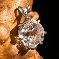 Herkimer Diamond Pendant Sterling Silver #6131-Moldavite Life