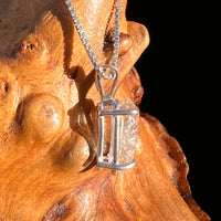 Herkimer Diamond Pendant Sterling Silver #7979-Moldavite Life