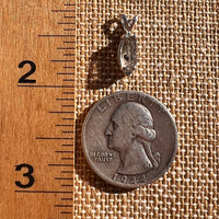 Herkimer Diamond Pendant Sterling Silver #7980-Moldavite Life