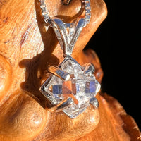 Herkimer Diamond Pendant Sterling Silver #7989-Moldavite Life