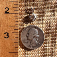 Herkimer Diamond Pendant Sterling Silver #7989-Moldavite Life