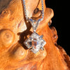Herkimer Diamond Pendant Sterling Silver #7989-Moldavite Life