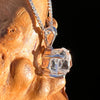 Herkimer Diamond Pendant Sterling Silver #7990-Moldavite Life
