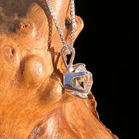 Herkimer Diamond Pendant Sterling Silver #7993-Moldavite Life