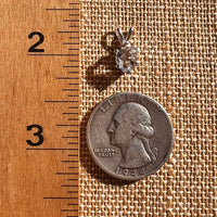 Herkimer Diamond Pendant Sterling Silver #7993-Moldavite Life