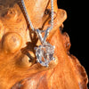 Herkimer Diamond Pendant Sterling Silver #7993-Moldavite Life