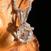 Herkimer Diamond Pendant Sterling Silver #7994-Moldavite Life