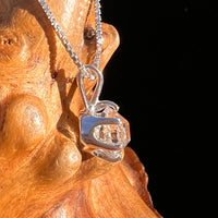 Herkimer Diamond Pendant Sterling Silver #7995-Moldavite Life