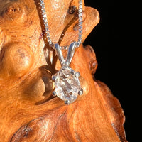 Herkimer Diamond Pendant Sterling Silver #7995-Moldavite Life