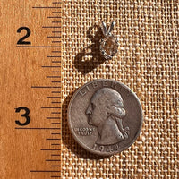 Herkimer Diamond Pendant Sterling Silver #7996-Moldavite Life