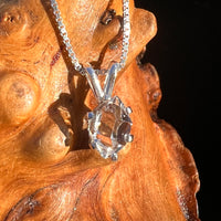 Herkimer Diamond Pendant Sterling Silver #7996-Moldavite Life