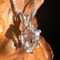 Herkimer Diamond Pendant Sterling Silver #7997-Moldavite Life
