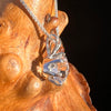 Herkimer Diamond Pendant Sterling Silver #7997-Moldavite Life