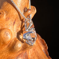 Herkimer Diamond Pendant Sterling Silver #7997-Moldavite Life