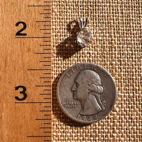 Herkimer Diamond Pendant Sterling Silver #7999-Moldavite Life