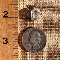 Herkimer Diamond Pendant Sterling Silver #8005-Moldavite Life