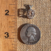 Herkimer Diamond Pendant Sterling Silver #8006-Moldavite Life