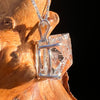 Herkimer Diamond Pendant Sterling Silver #8009-Moldavite Life