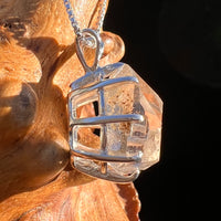 Herkimer Diamond Pendant Sterling Silver #8010-Moldavite Life