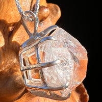 Herkimer Diamond Pendant Sterling Silver #8011-Moldavite Life