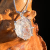 Herkimer Diamond Pendant Sterling Silver #8011-Moldavite Life