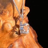 Herkimer Diamond Pendant Sterling Silver #8035-Moldavite Life