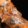 Herkimer Diamond Ring Sterling Silver #3925-Moldavite Life