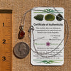 Hessonite Garnet & Moldavite Necklace Sterling Silver #7702-Moldavite Life