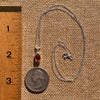 Hessonite Garnet Necklace Sterling Silver #7769-Moldavite Life