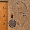 Hessonite Garnet Necklace Sterling Silver #7770-Moldavite Life